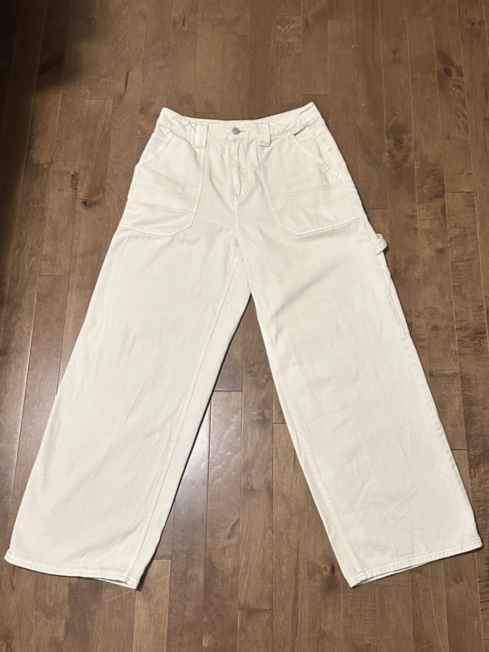 Twik Cream Carpenter Pants